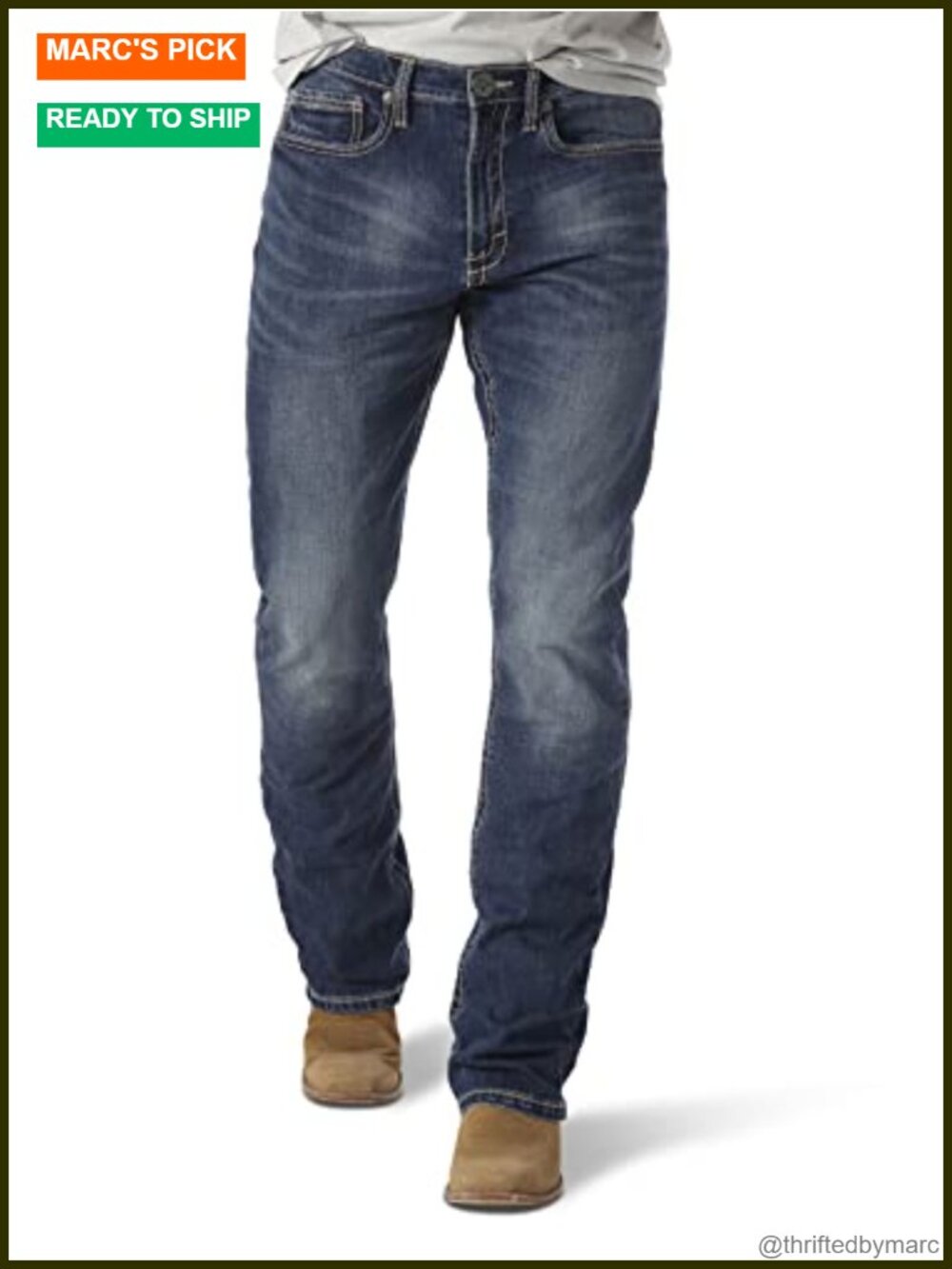 Men's 20x No. 42 Vintage Boot Cut Jean Cotton Mid Rise Regular Fit